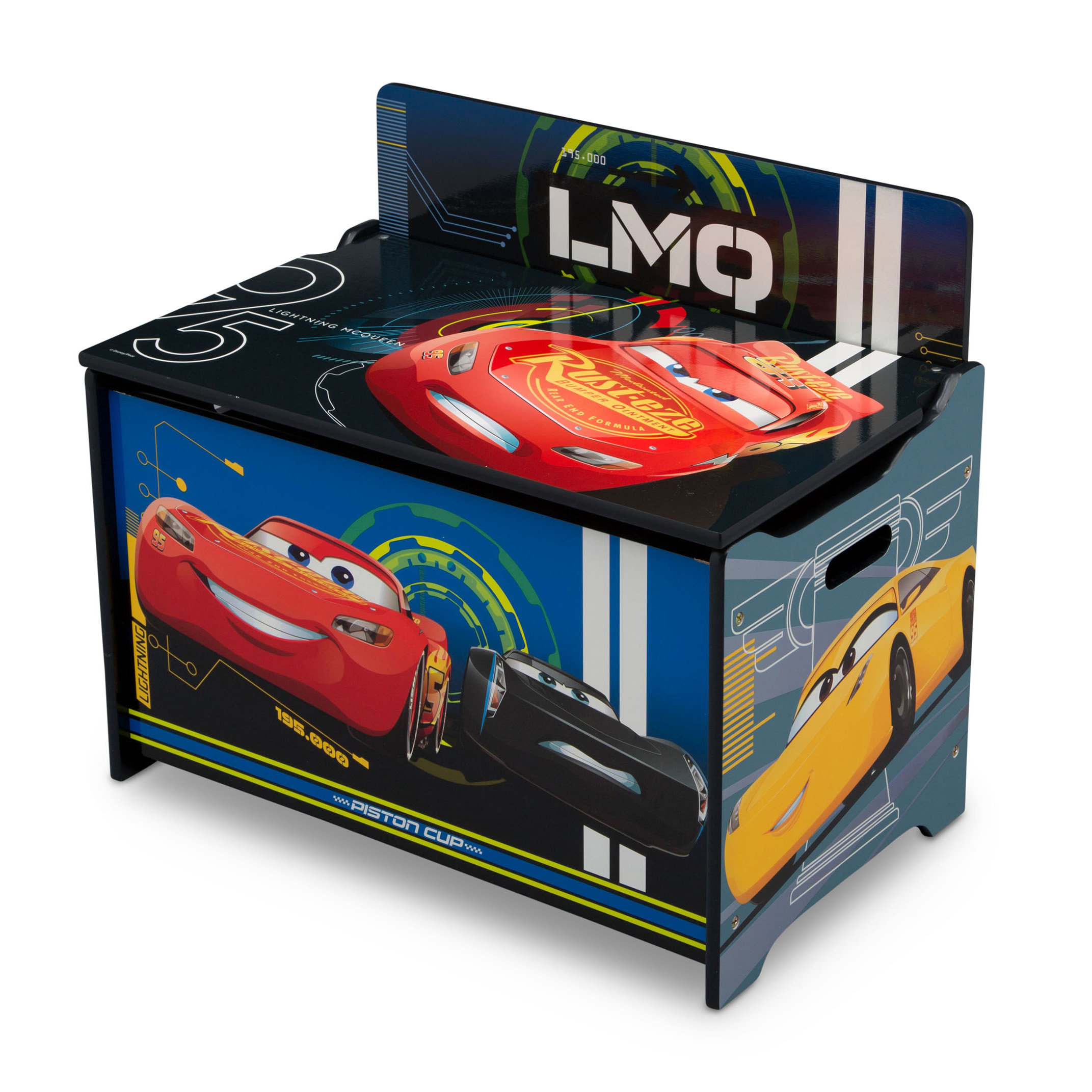 Lightning mcqueen toy box on sale